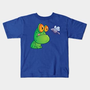 Frog and Dragonfly Kids T-Shirt